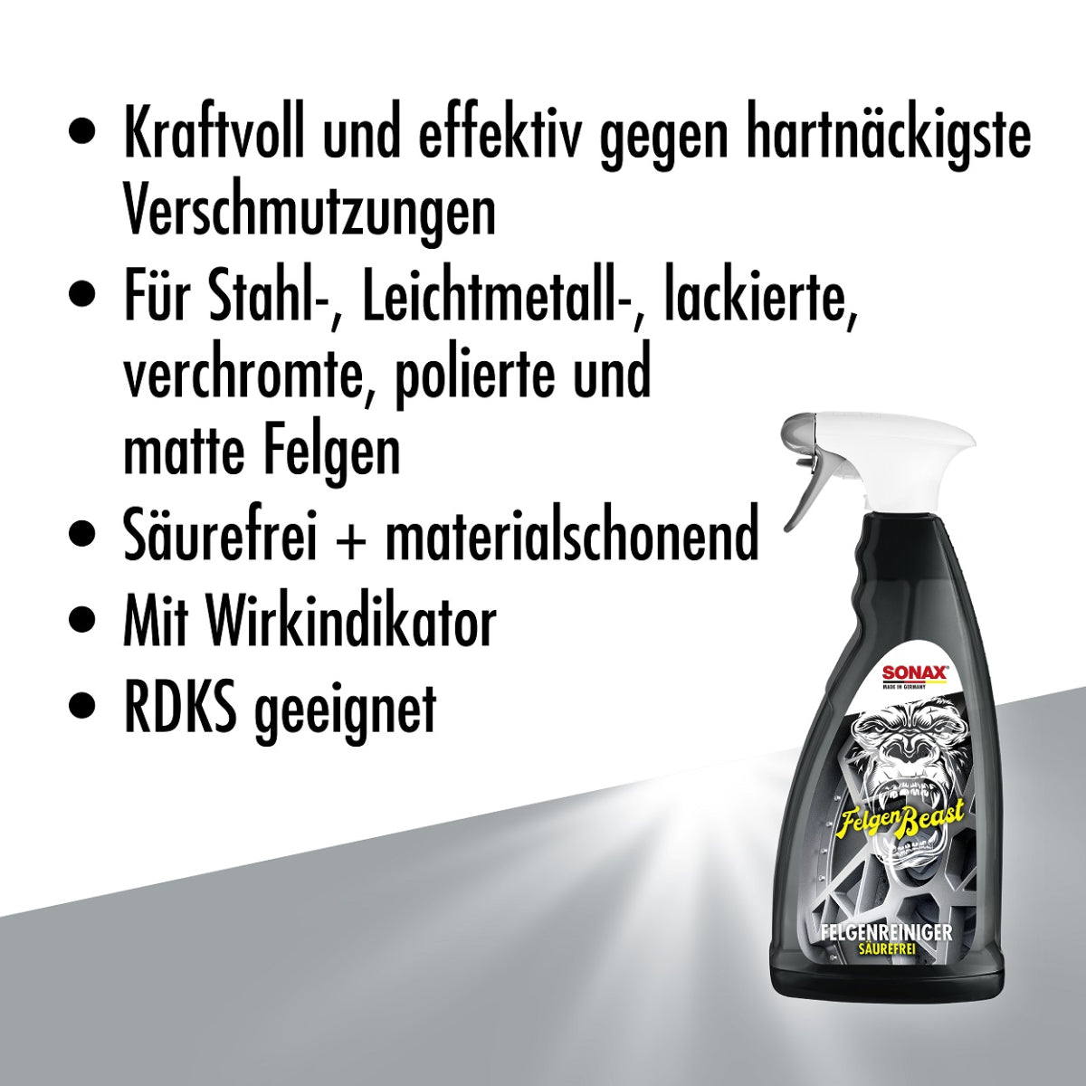 SONAX FelgenBeast Felgenreiniger 1L