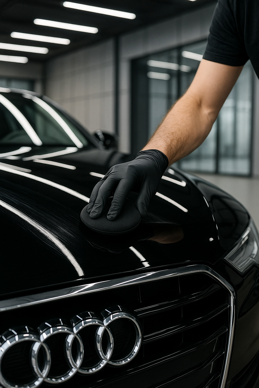 2x Handpad für Wachs, Keramikversiegelung & Politur